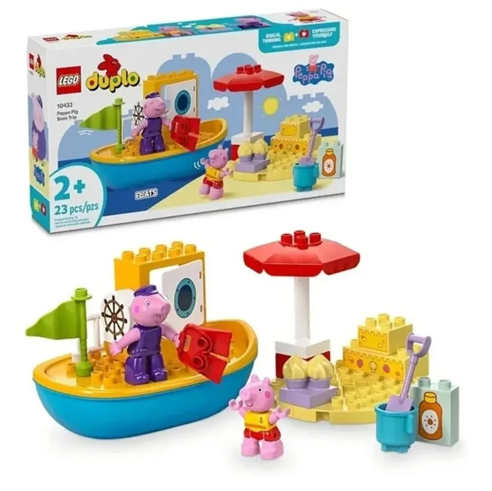 10432 LEGO® DUPLO® Peppa Pig Boat Trip Building Block for Toddlers (23 Pieces)